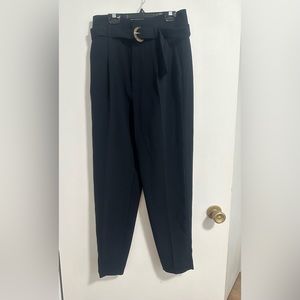 Navy Tapered Dress Pants
